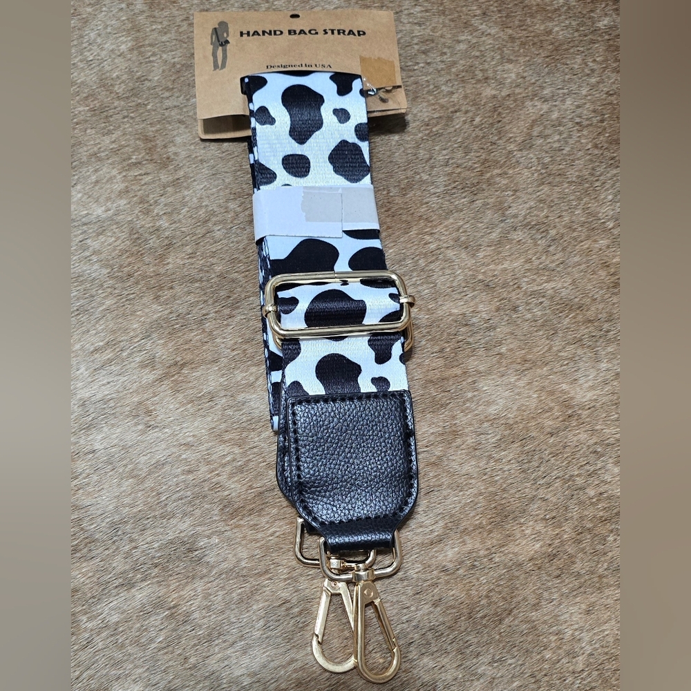 Two crossbody purse straps